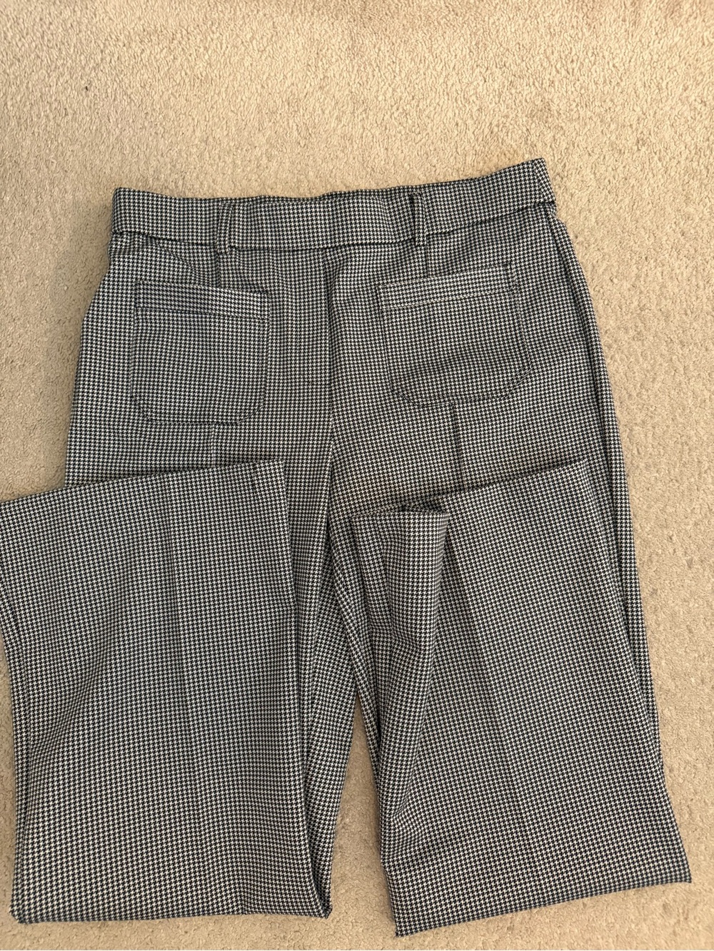 Black and White Trousers
